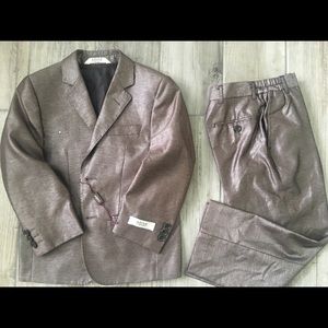 NWT Little boys size 5 (3) pc Abini Milano suit